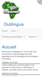 Mobile Screenshot of outilingua.net